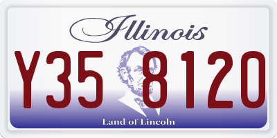 IL license plate Y358120