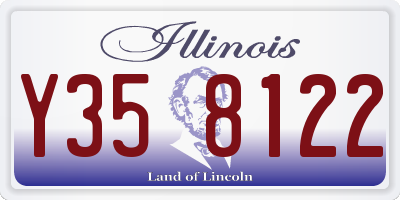 IL license plate Y358122