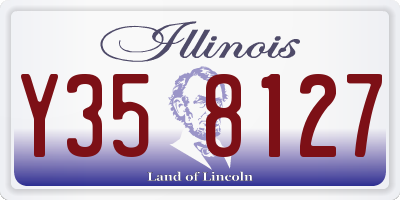 IL license plate Y358127