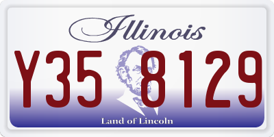 IL license plate Y358129