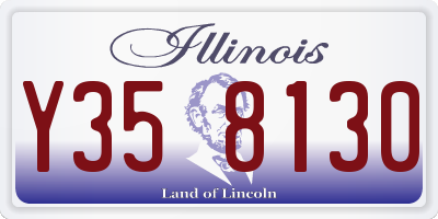 IL license plate Y358130