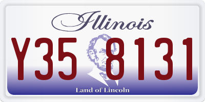 IL license plate Y358131