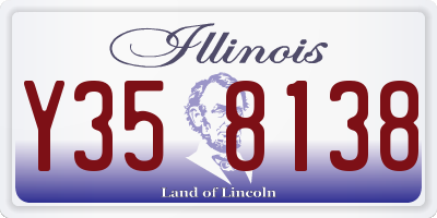IL license plate Y358138