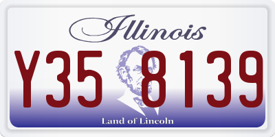 IL license plate Y358139