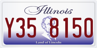 IL license plate Y358150