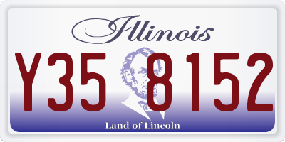IL license plate Y358152