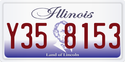 IL license plate Y358153