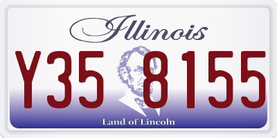 IL license plate Y358155