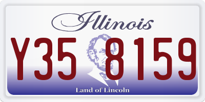 IL license plate Y358159