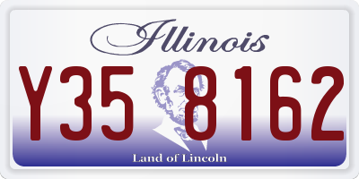 IL license plate Y358162