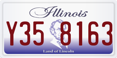 IL license plate Y358163