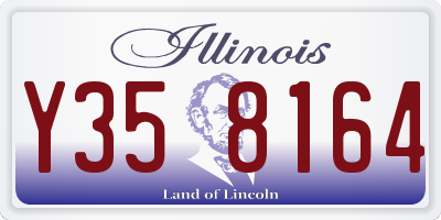 IL license plate Y358164