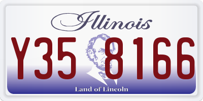 IL license plate Y358166