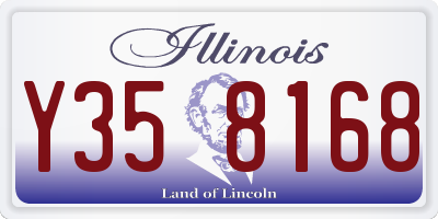 IL license plate Y358168