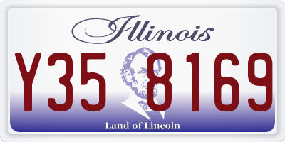 IL license plate Y358169