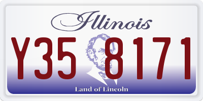 IL license plate Y358171
