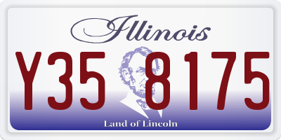 IL license plate Y358175