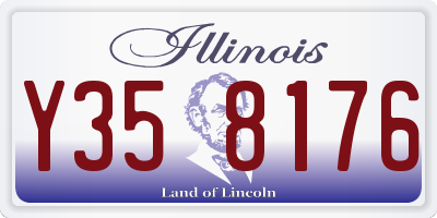 IL license plate Y358176