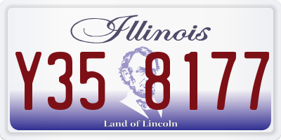 IL license plate Y358177