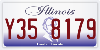 IL license plate Y358179