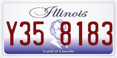 IL license plate Y358183