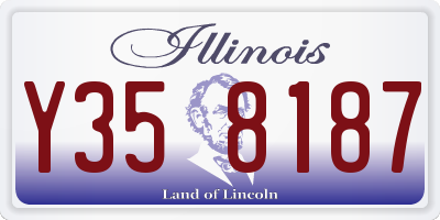 IL license plate Y358187