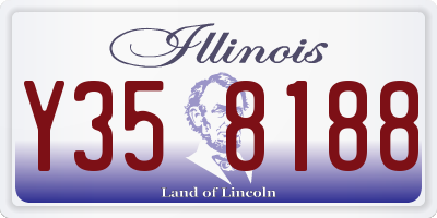 IL license plate Y358188