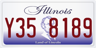 IL license plate Y358189