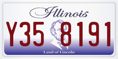 IL license plate Y358191