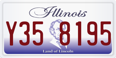 IL license plate Y358195