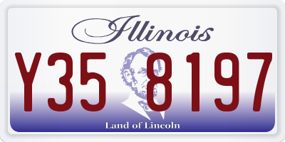 IL license plate Y358197