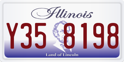 IL license plate Y358198