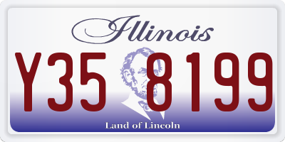 IL license plate Y358199