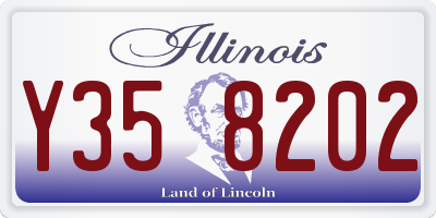 IL license plate Y358202