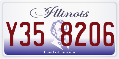 IL license plate Y358206