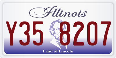 IL license plate Y358207