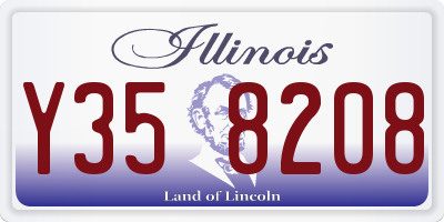 IL license plate Y358208
