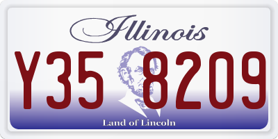 IL license plate Y358209