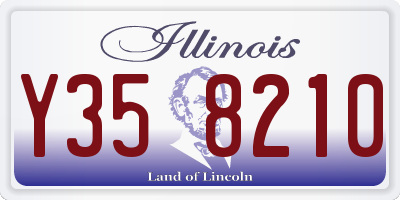 IL license plate Y358210
