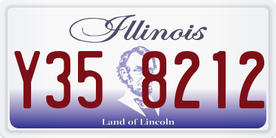 IL license plate Y358212