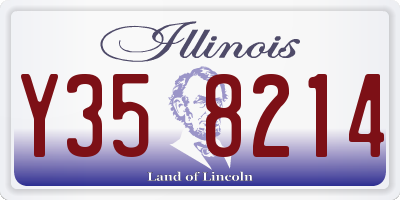 IL license plate Y358214