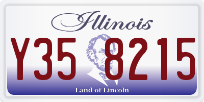 IL license plate Y358215