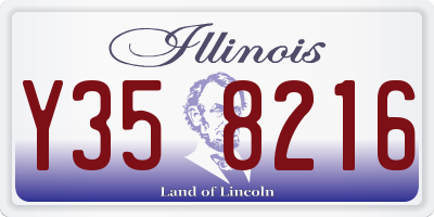 IL license plate Y358216