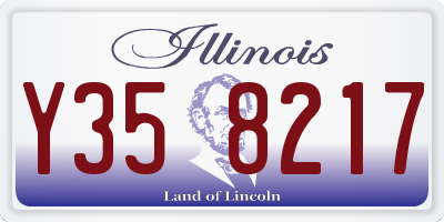 IL license plate Y358217