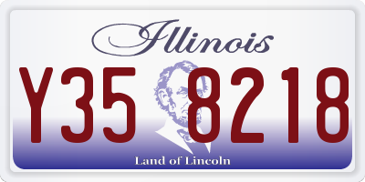 IL license plate Y358218