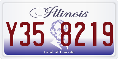 IL license plate Y358219