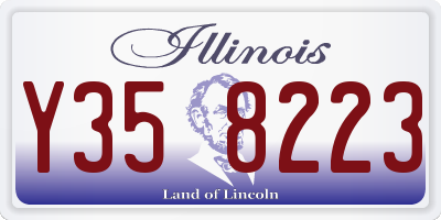 IL license plate Y358223