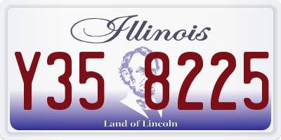 IL license plate Y358225