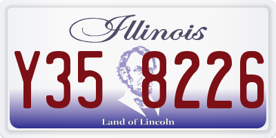 IL license plate Y358226