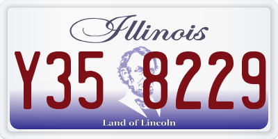 IL license plate Y358229